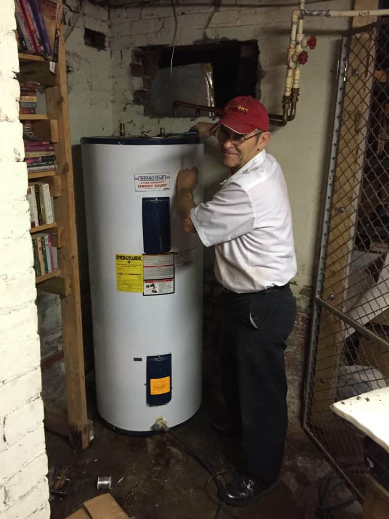 water heater installation