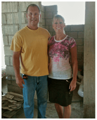 Jamie and Lisa Carter in Haiti
