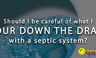 Warning About Fabric Softeners on Septic System
