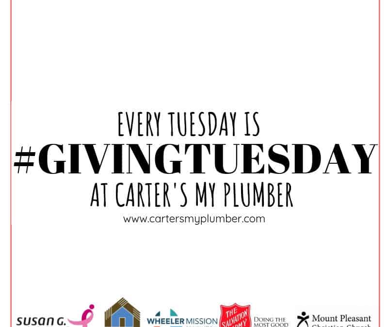 #GivingTuesday at Carter’s My Plumber