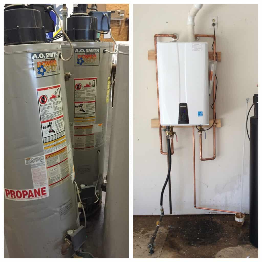 Tank and Tankless Water Heater